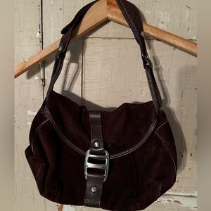 Vintage Hogan Chocolate Brown Shoulder Bag